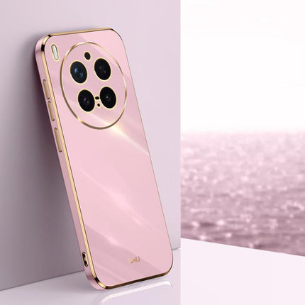 XINLI Straight Edge 6D Electroplate TPU Phone Case, For vivo X300 Pro, For vivo X300 5G, For vivo V60 Lite 5G