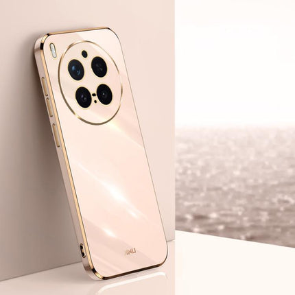 XINLI Straight Edge 6D Electroplate TPU Phone Case, For vivo X300 Pro, For vivo X300 5G, For vivo V60 Lite 5G