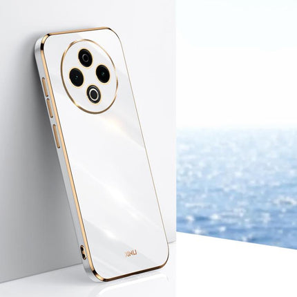 XINLI Straight Edge 6D Electroplate TPU Phone Case, For vivo Y50 5G, For vivo Y500 5G, For vivo V60 5G Global