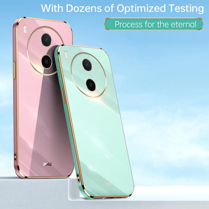 XINLI Straight Edge 6D Electroplate TPU Phone Case, For vivo Y600 Pro 5G, For vivo V70 FE 5G, For vivo X300 Ultra