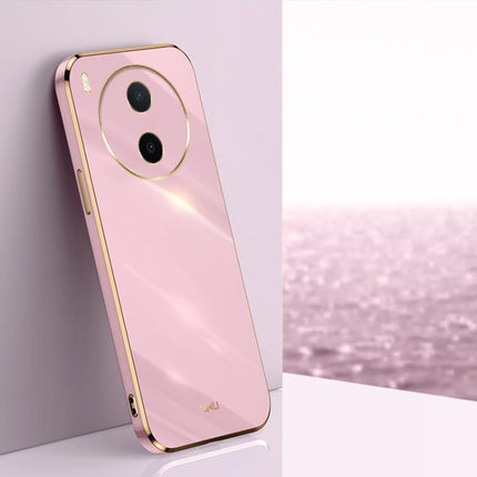 XINLI Straight Edge 6D Electroplate TPU Phone Case, For vivo Y600 Pro 5G, For vivo V70 FE 5G, For vivo X300 Ultra