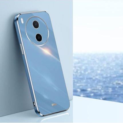 XINLI Straight Edge 6D Electroplate TPU Phone Case, For vivo Y600 Pro 5G, For vivo V70 FE 5G, For vivo X300 Ultra