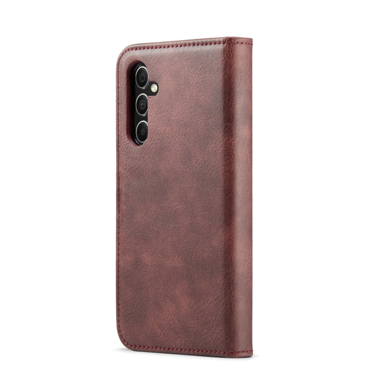 DG.MING Crazy Horse Texture Detachable Magnetic Leather Case