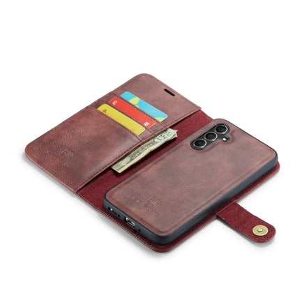 DG.MING Crazy Horse Texture Detachable Magnetic Leather Case