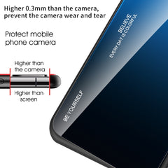 Gradient Color Glass Phone Case, For Xiaomi Redmi Note 12 Turbo