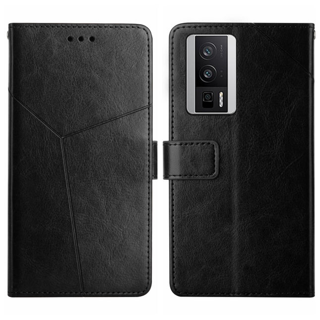 Y-shaped Pattern Flip Leather Phone Case