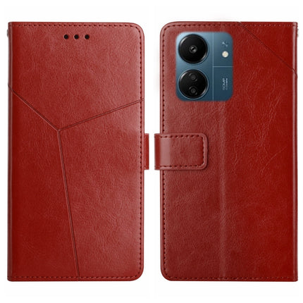 Y-shaped Pattern Flip Leather Phone Case, For Xiaomi 14 Ultra, For Xiaomi 14 Pro, For Xiaomi 14, For Xiaomi Redmi 13C 4G