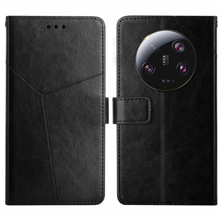 Y-shaped Pattern Flip Leather Phone Case, For Xiaomi 14 Ultra, For Xiaomi 14 Pro, For Xiaomi 14, For Xiaomi Redmi 13C 4G