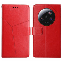 Y-shaped Pattern Flip Leather Phone Case, For Xiaomi Redmi 13 4G Global / 5G Global, For Xiaomi Redmi A3, For Xiaomi Redmi Note 13 Pro 4G Global, For Xiaomi Redmi Note 13 4G, For Xiaomi Redmi 13C 5G, For Xiaomi 14 Ultra