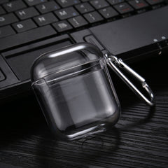 Transparent PC Hard Earphone Protective Case with Hook, For AirPods 1 / 2 with Hook, For AirPods Pro with Hook