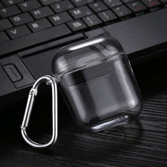 Transparent PC Hard Earphone Protective Case with Hook, For AirPods 1 / 2 with Hook, For AirPods Pro with Hook