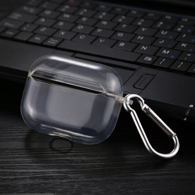 Transparent TPU Soft Earphone Protective Case with Hook, For AirPods 1 / 2 TPU, For AirPods Pro TPU