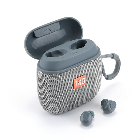 T&amp;G TG809 2-in-1 tragbarer kabelloser Außenlautsprecher und Mini-TWS-Bluetooth-Ohrhörer, TG809