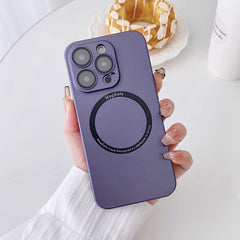 Magsafe Magnetic PC Shockproof Phone Case With Camera Lens, For iPhone 11, For iPhone 11 Pro Max, For iPhone 12 Pro Max, For iPhone 12 Pro