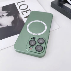 Magsafe Magnetic PC Shockproof Phone Case With Camera Lens, For iPhone 11, For iPhone 11 Pro Max, For iPhone 12 Pro Max, For iPhone 12 Pro