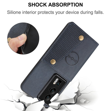 Double Buckle Magnetic PU+TPU Phone Case