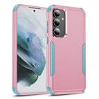 For Samsung Galaxy S24 5G / Pink + Grey Green