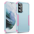 For Samsung Galaxy S24 5G / Grey Green + Pink