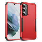 For Samsung Galaxy S24 5G / Red + Black