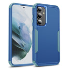 For Samsung Galaxy S24 5G / Royal Blue + Grey Green