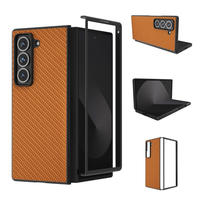 ABEEL Carbon Fiber Texture Protective Phone Case, For Samsung Galaxy Z Fold Special, For Samsung Galaxy Z Flip6 / Flip7 FE, For Samsung Galaxy Z Fold6