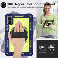 360 Degree Rotation PC Contrast Silicone Tablet Case, For Xiaomi Redmi Pad 10.61