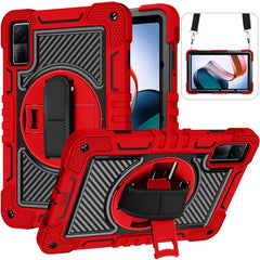 360 Degree Rotation PC Contrast Silicone Tablet Case, For Xiaomi Redmi Pad 10.61