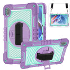 For Huawei MatePad SE 11 / Purple + Mint Green
