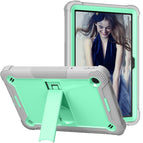 For TCL Tab 10 5G / Mint Green + Grey