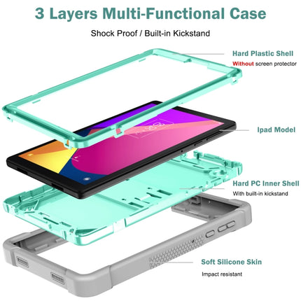 Shockproof Silicone Hybrid PC Tablet Case with Holder, For TCL Tab 8 LE, For TCL Tab 10 5G