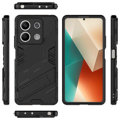 Punk Armor 2 in 1 PC + TPU Phone Case, For Xiaomi Redmi Note 13 5G, For Xiaomi Redmi Note 13 Pro+ 5G, For Xiaomi Redmi Note 13 Pro 5G, For Xiaomi Redmi 12 4G