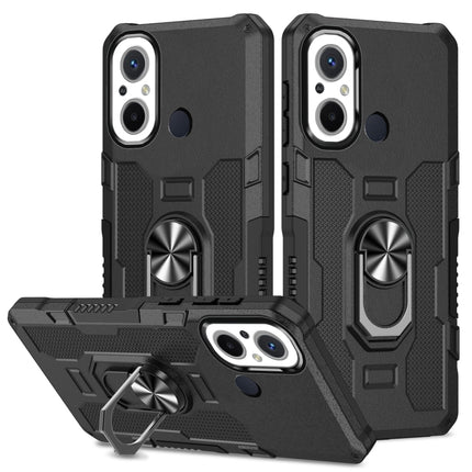 Ring Holder Armor Hybrid Phone Case, For Xiaomi Redmi 12C 4G, For Xiaomi Redmi Note 12 5G Global, For Xiaomi Redmi Note 12 Pro Global