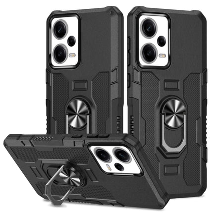 Ring Holder Armor Hybrid Phone Case, For Xiaomi Redmi 12C 4G, For Xiaomi Redmi Note 12 5G Global, For Xiaomi Redmi Note 12 Pro Global