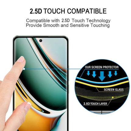 3D Curved Edge Full Screen Tempered Glass Film, For Realme 11 Pro (1pc)