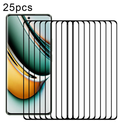 25pcs 3D Curved Edge Full Screen Tempered Glass Film, For Realme 11 Pro (25pcs)