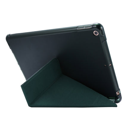 Funda de cuero con tapa horizontal deformable con airbag, soporte y portalápices, para iPad 10.2 2021/2020/2019, para iPad Mini 4, para iPad Mini (2019)