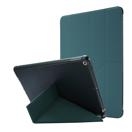 Funda de cuero con tapa horizontal deformable con airbag, soporte y portalápices, para iPad 10.2 2021/2020/2019, para iPad Mini 4, para iPad Mini (2019)