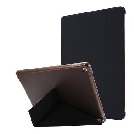 Airbag-Deformations-Horizontal-Flip-Ledertasche mit Halter und Stifthalter, für iPad 10.2 2021/2020/2019, für iPad Mini 4, für iPad Mini (2019)