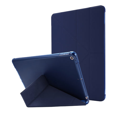 Airbag-Deformations-Horizontal-Flip-Ledertasche mit Halter und Stifthalter, für iPad 10.2 2021/2020/2019, für iPad Mini 4, für iPad Mini (2019)