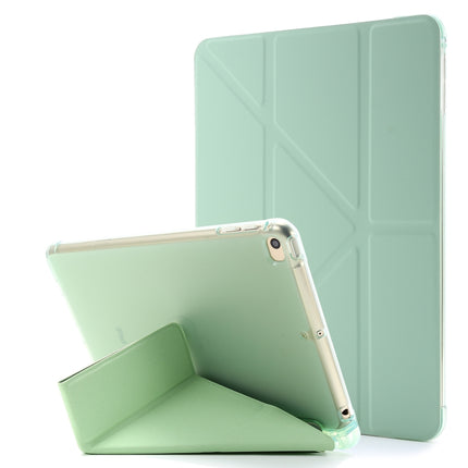 Funda de cuero con tapa horizontal deformable con airbag, soporte y portalápices, para iPad 10.2 2021/2020/2019, para iPad Mini 4, para iPad Mini (2019)