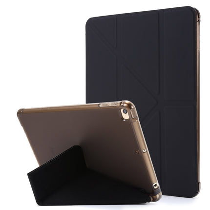 Airbag-Deformations-Horizontal-Flip-Ledertasche mit Halter und Stifthalter, für iPad 10.2 2021/2020/2019, für iPad Mini 4, für iPad Mini (2019)