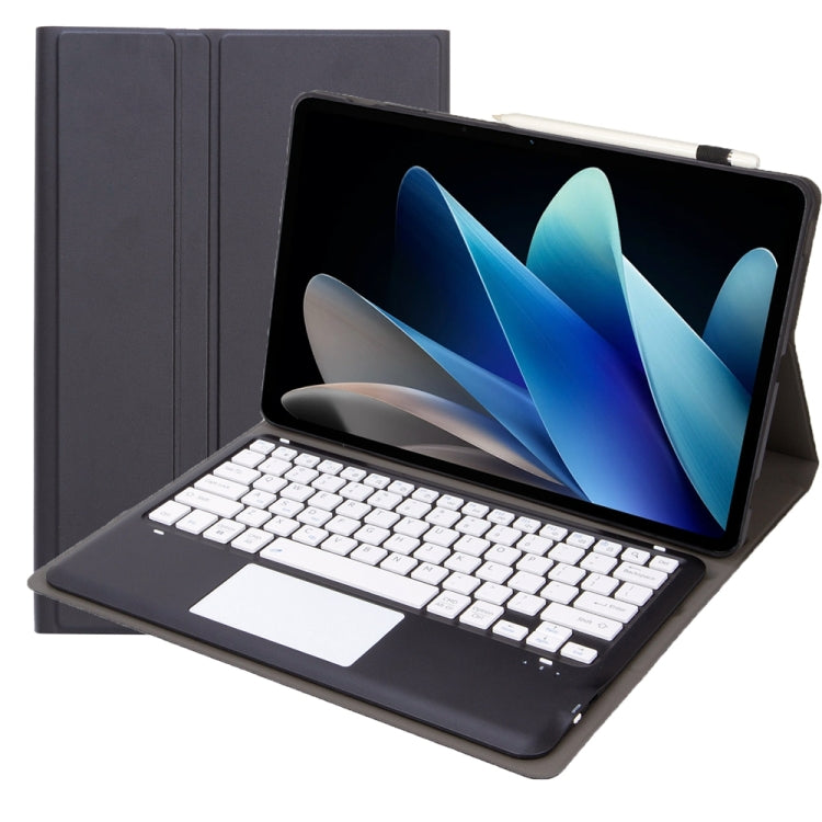 AV12-A Ultra-thin Split Bluetooth Keyboard Leather Tablet Case with Touchpad