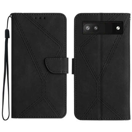 Stitching Embossed Leather Phone Case, For Google Pixel 6 Pro, For Google Pixel 6a