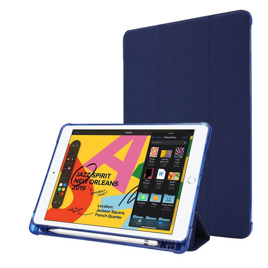 Airbag Horizontal Flip Leather Case with Three-fold Holder & Pen Holder, For iPad 10.2 2021 / 2020 / 2019, For iPad Mini 4, For iPad Mini (2019)