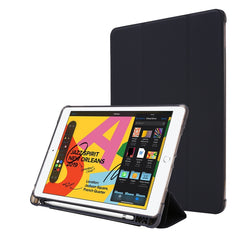 Airbag Horizontal Flip Leather Case with Three-fold Holder & Pen Holder, For iPad 10.2 2021 / 2020 / 2019, For iPad Mini 4, For iPad Mini (2019)