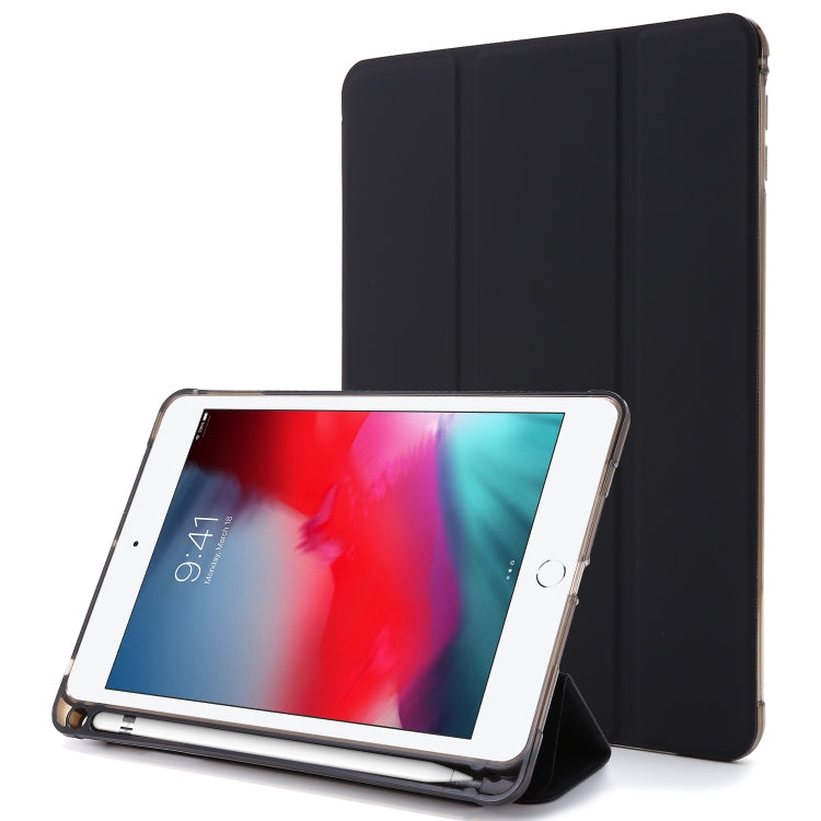 Airbag-Horizontal-Flip-Ledertasche mit dreifachem Halter und Stifthalter, für iPad 10.2 2021/2020/2019, für iPad Mini 4, für iPad Mini (2019)