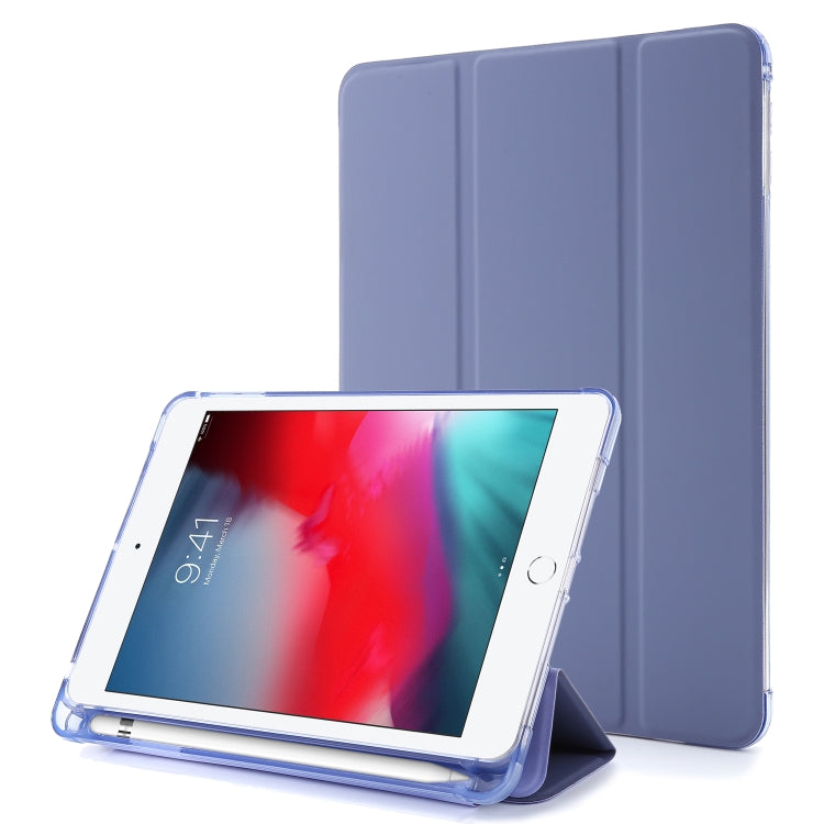Airbag-Horizontal-Flip-Ledertasche mit dreifachem Halter und Stifthalter, für iPad 10.2 2021/2020/2019, für iPad Mini 4, für iPad Mini (2019)