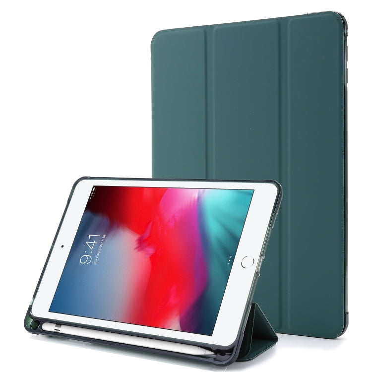 Airbag-Horizontal-Flip-Ledertasche mit dreifachem Halter und Stifthalter, für iPad 10.2 2021/2020/2019, für iPad Mini 4, für iPad Mini (2019)