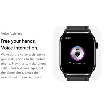 GT22 1.85 inch TFT Screen Silicone Band Health Smart Watch, Support Bluetooth Call / Plateau Blood Oxygen / Body Temperature / Arrhythmia / TI Heart Rate Monitoring