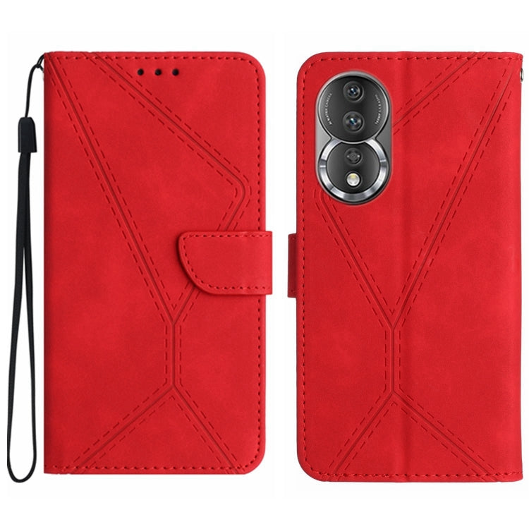 Stitching Embossed Leather Phone Case
